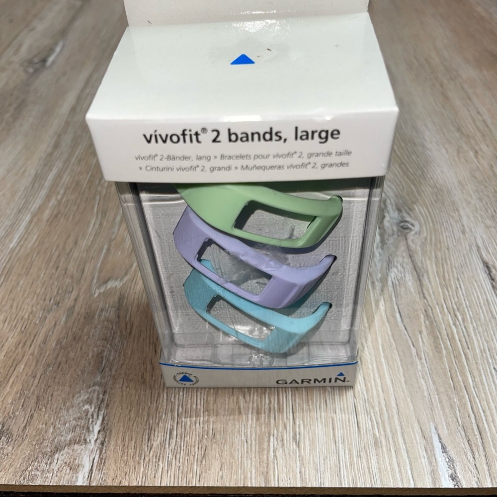 Garmin Vivofit 2 Bands Size Large 3 Different Color  BNWT.